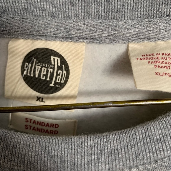 Levi’s silvertab unisex grey sweatshirt size men’s XL new with tags - Picture 9 of 11